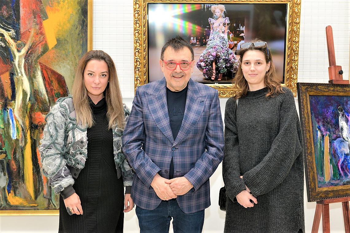 Проф. Любомир Стойков заедно с Теодора Спасова и Ада Ефтимова