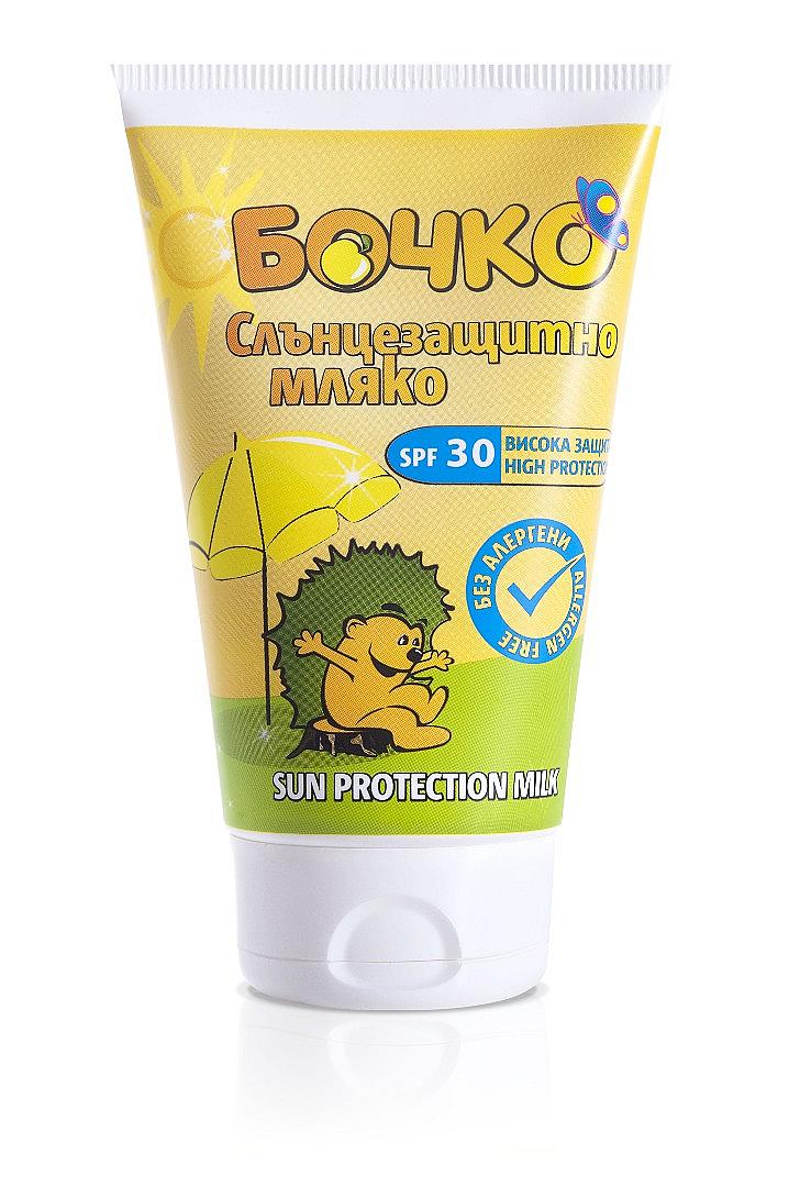 Слънцезащитно мляко на Бочко с SPF 30