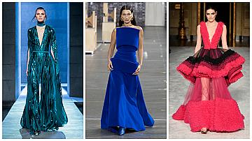 Визия като на принцеса: 16 елегантни бални рокли от зимните колекции