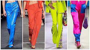 Горещ тренд! Цветният панталон зае челна позиция в нашия пролетен шопинг лист