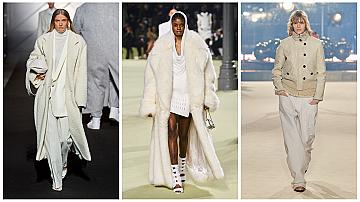 Как да носим бяло през зимата?