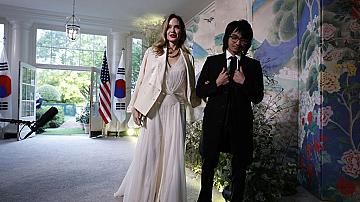 Анджелина Джоли присъства на гала вечеря в Белия дом със