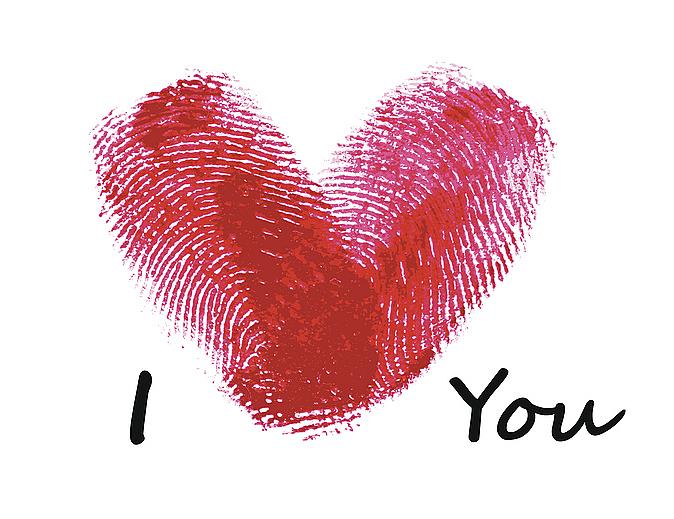Ако искате наистина уникална картичка за Свети Валентин, направете я от пръстовите си отпечатъци!