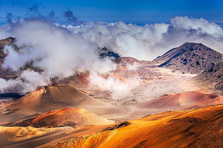 Вулканът Халеакала, по който можете да се спускате с колела