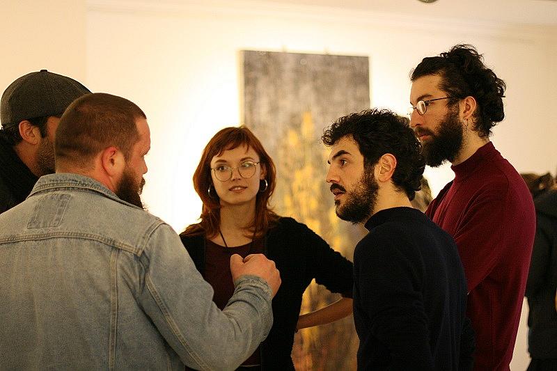 Луиза де Донато и Адриано Понте в оживен разговор с българските си колеги 