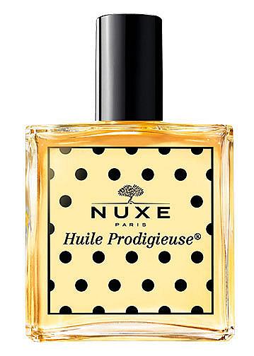 Култовото многофункционално сухо масло Huile Prodigieuse на NUXE е в лимитирана опкавка, дело на илюстраторката Mademoiselle Stef