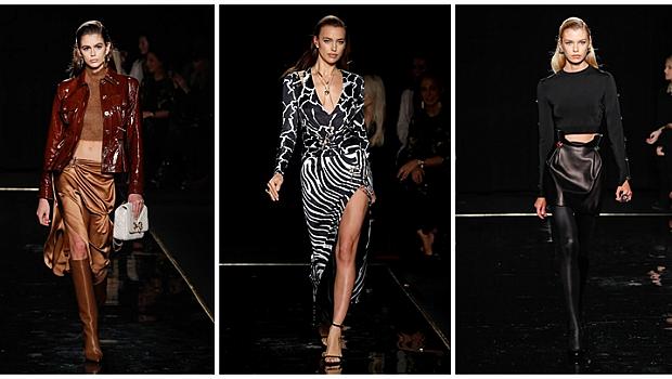 Топмоделите на шоуто на Versace в Ню Йорк