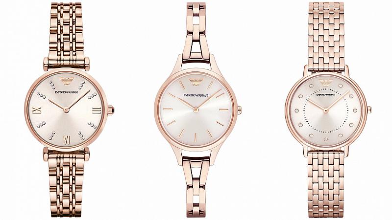 Стил и елегантност в новите модели бижута и часовници на Emporio Armani