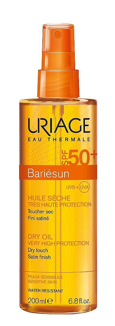 Сухо олио Bariesun, подходящо за коса и тяло, на URIAGE
