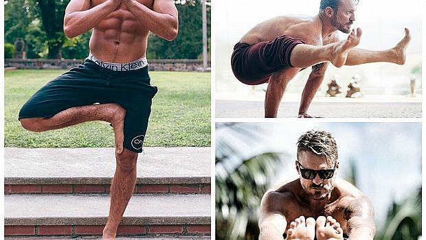 20 мъже, които правят йога